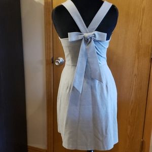 Banana republic soft grey halter top dress pockets